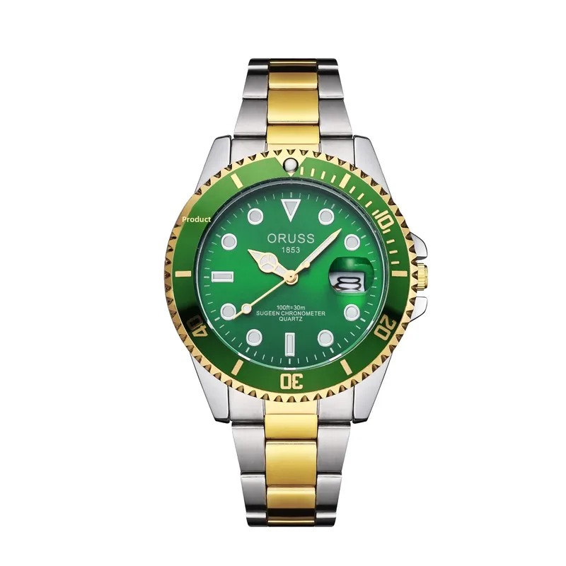 Automático No-Reloj Mecánico Luminoso impermeable