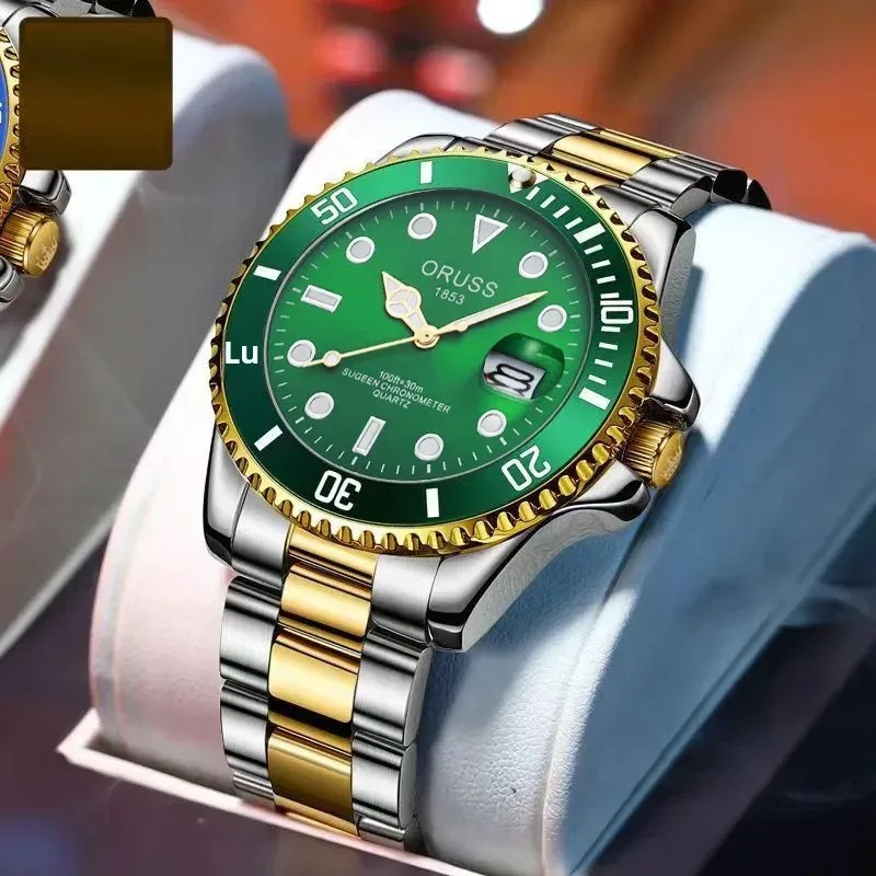 Automático No-Reloj Mecánico Luminoso impermeable