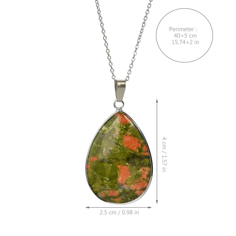 Hecho A Mano gotitas agua piedra natural