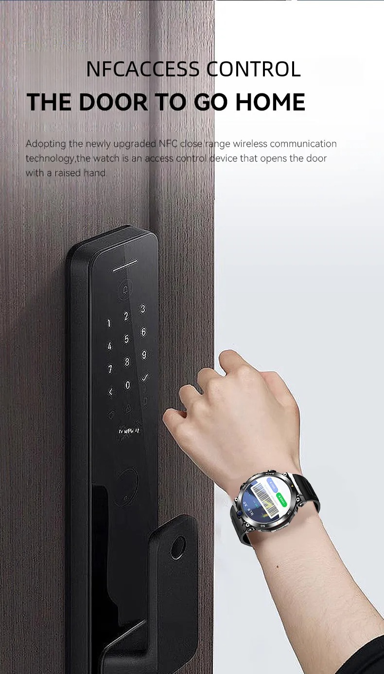 Reloj Intelig NFC Linterna Smartwatch - 2 unidades minimo venta