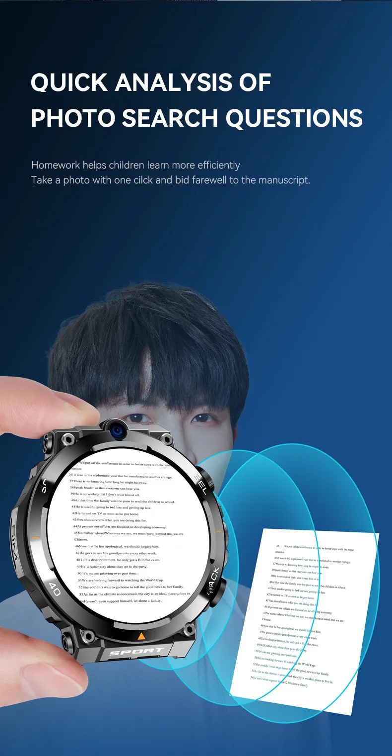 Reloj Intelig NFC Linterna Smartwatch - 2 unidades minimo venta