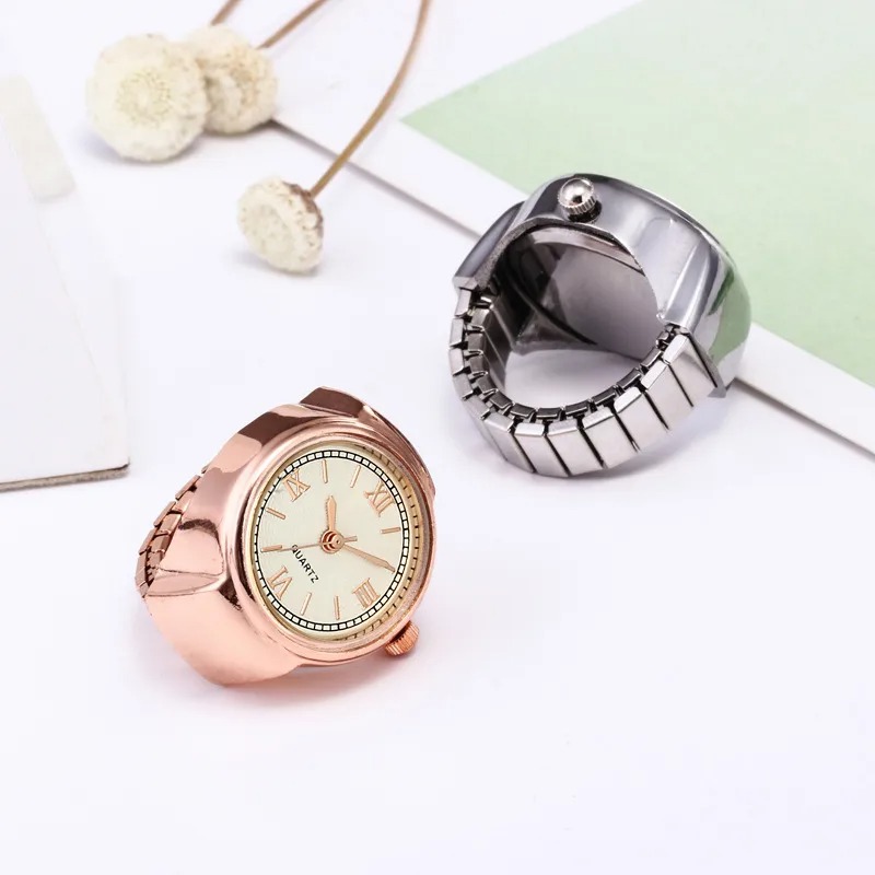 Reloj de anillo cuarzo unisex