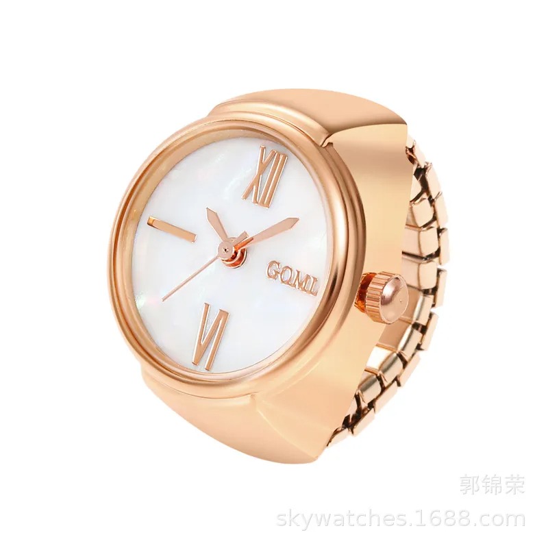 Reloj de anillo cuarzo unisex