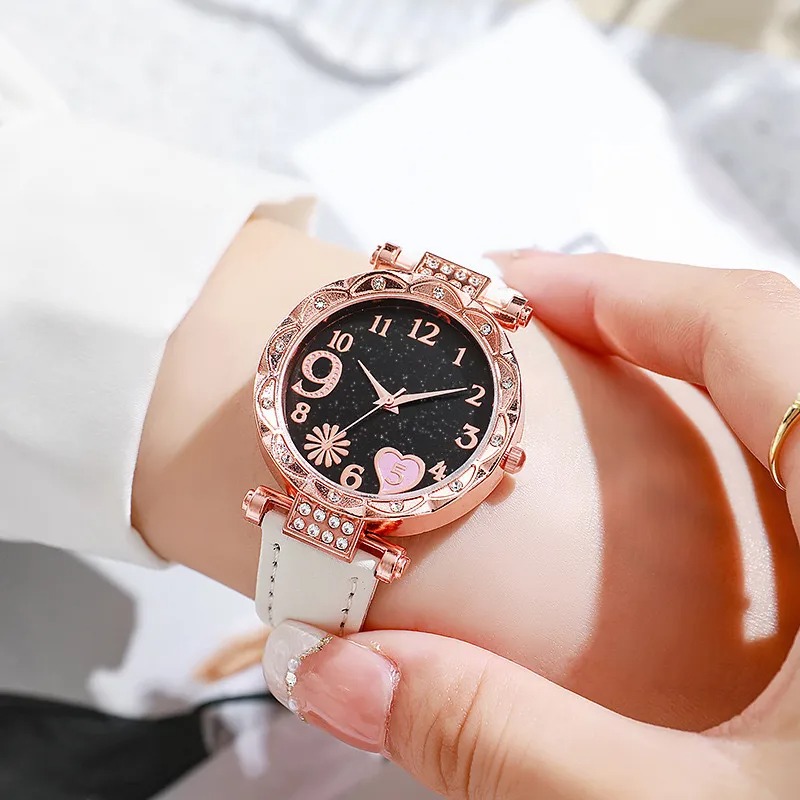 Reloj cuarzo mujer estilo versatil