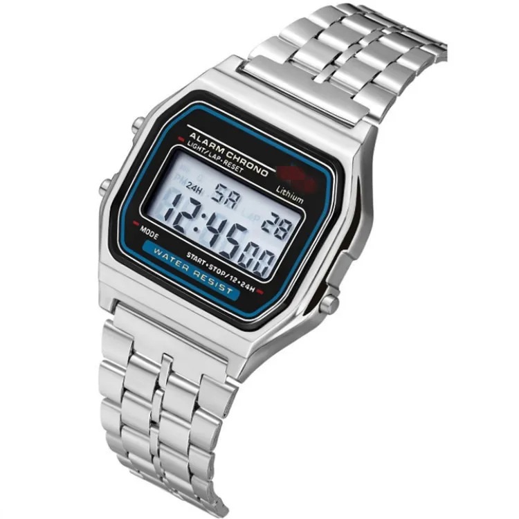 Reloj Electrónico Multifunción correa acero