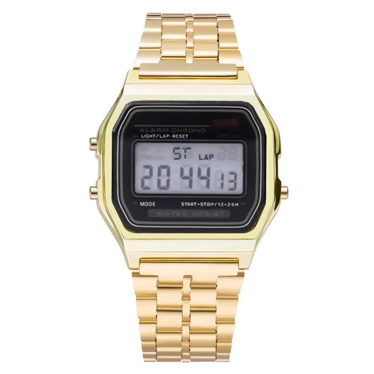 Reloj Electrónico Multifunción correa acero