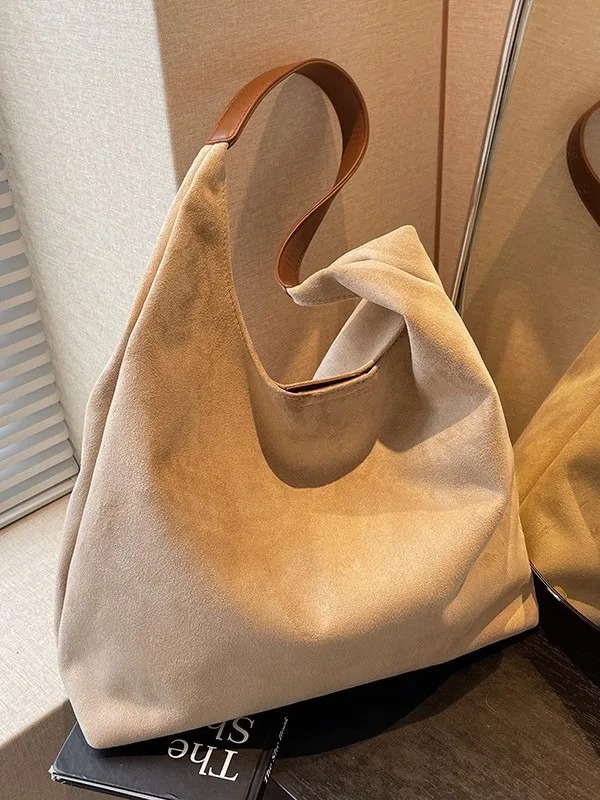 Bolso hombro grande mujer retro invierno