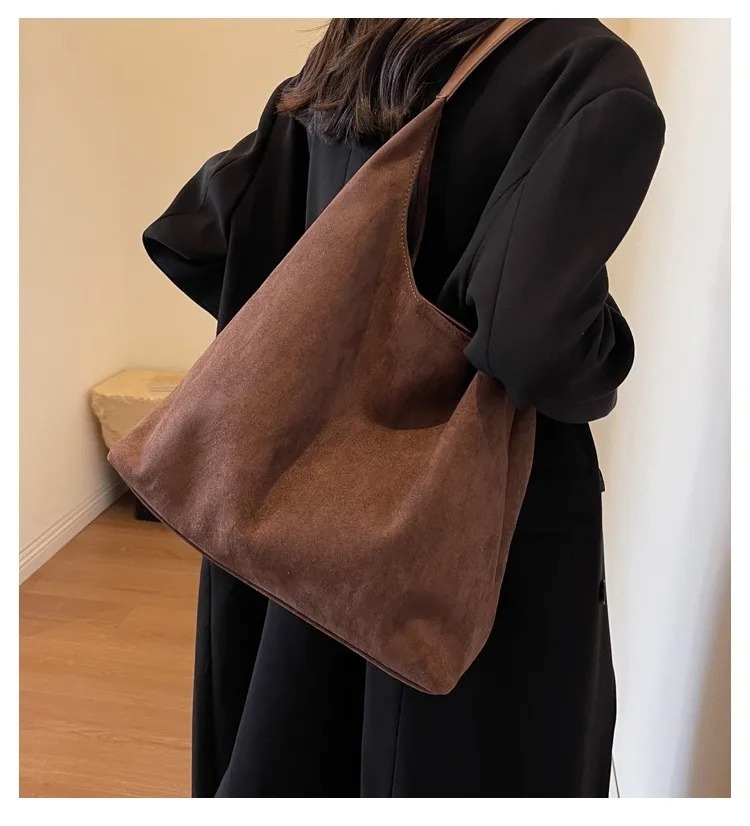 Bolso hombro grande mujer retro invierno