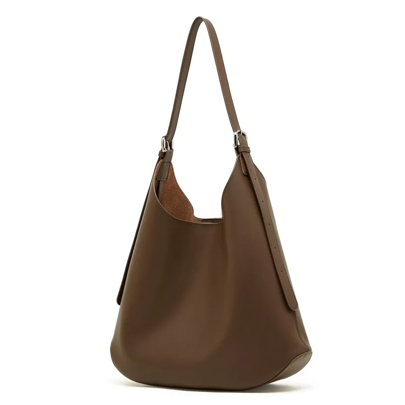 Bolso Cuero Genuino Gran Capacidad Cruzado