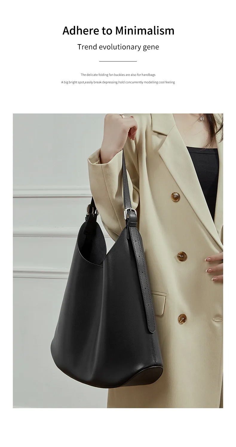 Bolso Cuero Genuino Gran Capacidad Cruzado