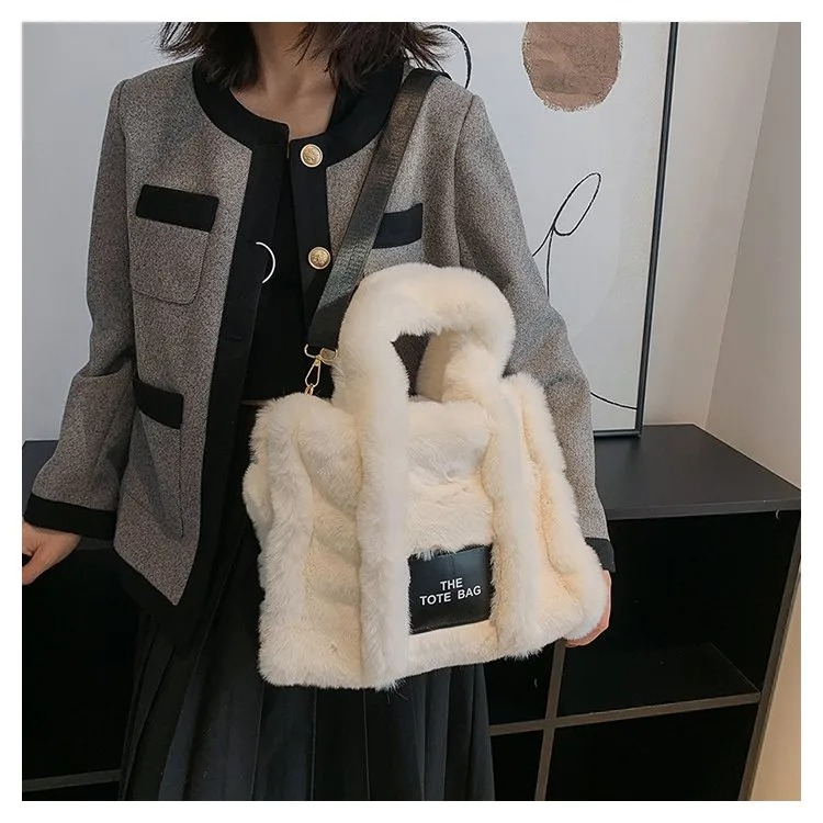 Bolso de mano cuadrado gran capacidad